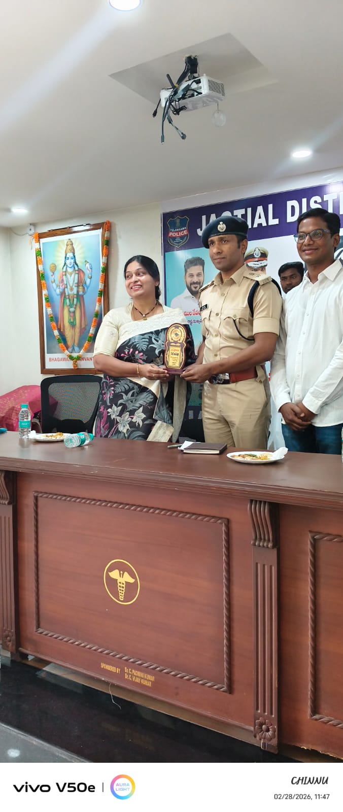 Doctor interacting with patient